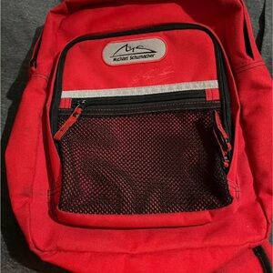 Unique collection able formula 1 Michael Schumacher sling bag.